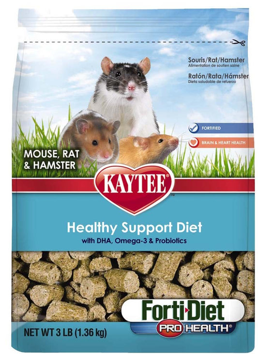 Kaytee Pro Health Mouse, Rat, and Hamster Food 3 lb