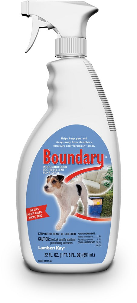 Lambert Kay Boundary Dog Repellent Pump Spray 22 Fl Oz