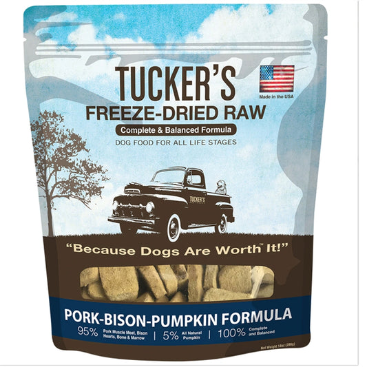 Tuckers Pork-Bison-Pumpkin, 14 Oz