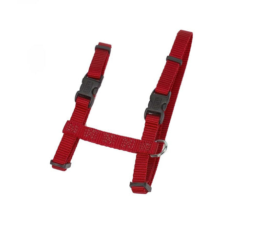 Coastal Figure H Adjustable Nylon Cat Harness Red 3/8 in x 10-18 in