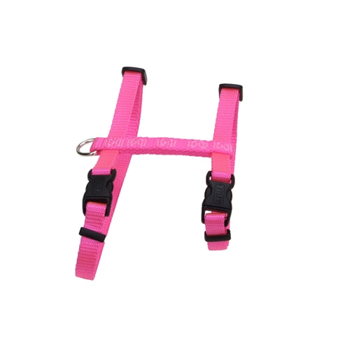 Coastal Pet Figure H Adjustable Nylon Cat Harness Bright Pink