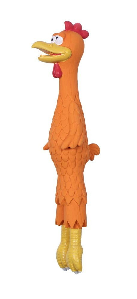 Rascals Latex Dog Toy Rooster 15 in