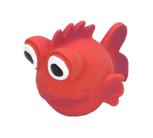 Coastal Rascals Latex Toy Goldfish Red 2.5In