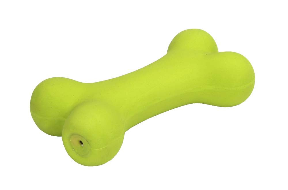 Coastal Rascals Latex Toy Bone Lime 5.5In