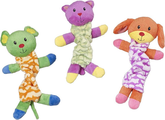 Spot Lil Spots Plush Dog Toy Bungee Assorted 9 in