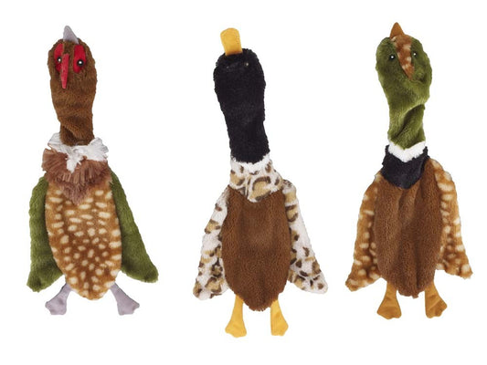 Skinneeez Crinkler Dog Toy Bird Assorted 14 in