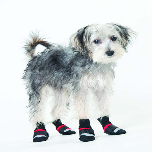 Fashion Pet Extreme All Weather Boots Red, Black 3X-Small