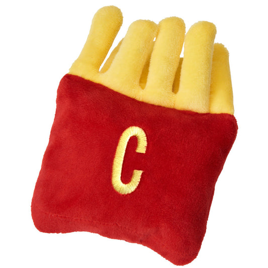 Fashion Pet Cosmo French Fries Plush Dog Toy 5 in