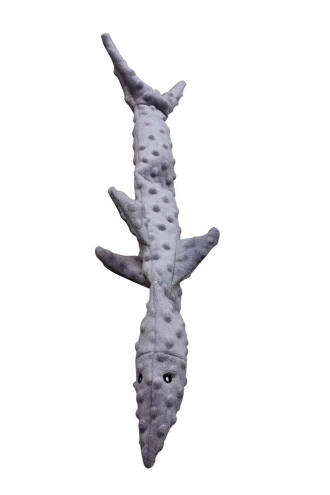 Skinneeez Extreme Dog Toy Triple Squeaker Shark 25 in