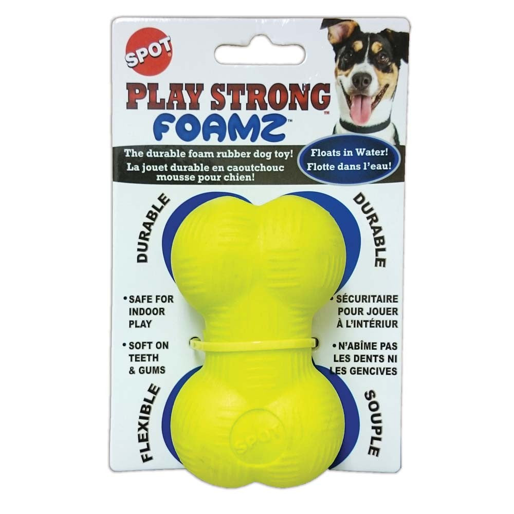 Spot Ethical Play Strong Foamz Bone Dog Toy 3.5In