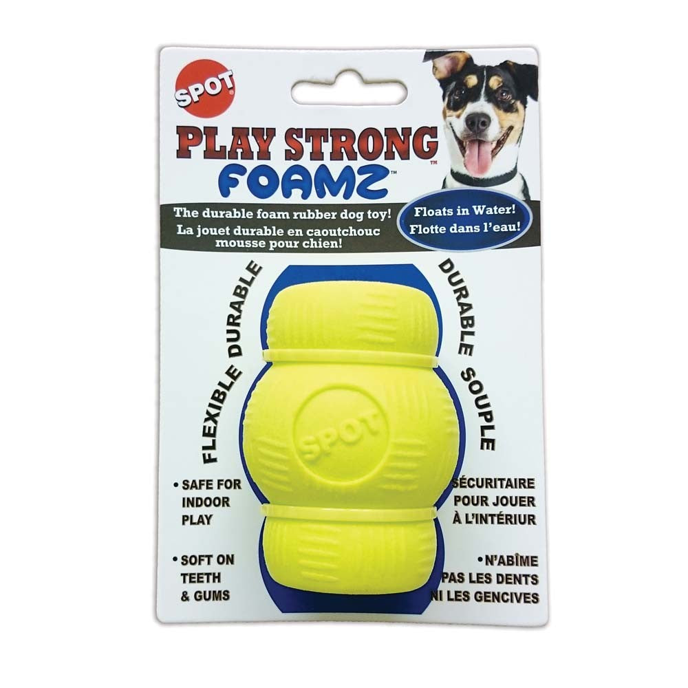 Spot Ethical Play Strong Foamz Chew Dog Toy 2.75In