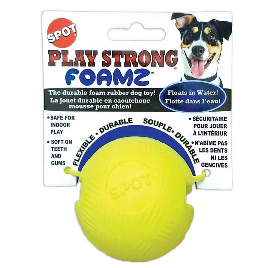 Spot Ethical Play Strong Foamz Ball Dog Toy 2.5In