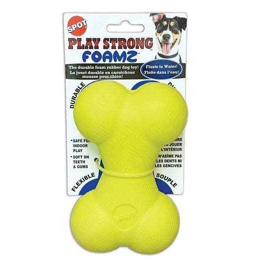 Spot Ethical Play Strong Foamz Bone Dog Toy 5.5In