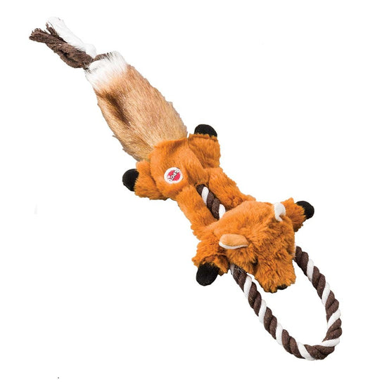 Skinneeez Tugs Dog Toy Forest Fox Multi-Color 14 in