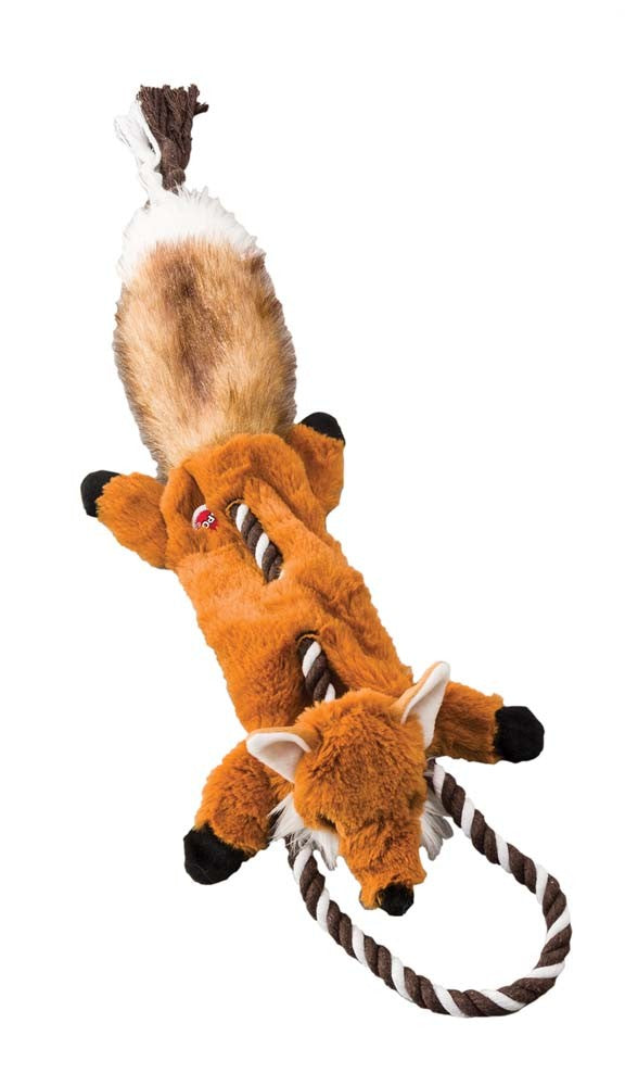 Skinneeez Tugs Dog Toy Forest Fox Multi-Color 23 in