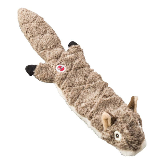 Skinneeez Extreme Quilted Dog Toy Squirrel Gray 14 in