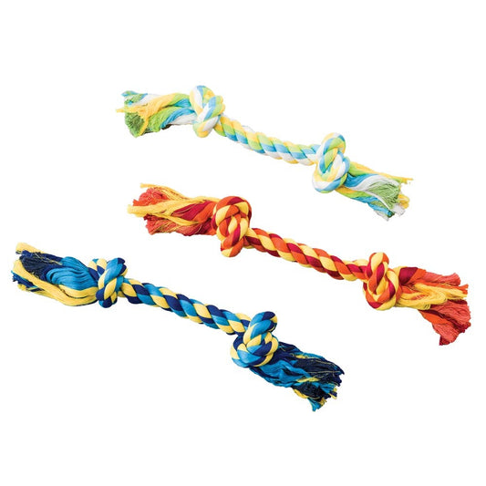 Spot Ethical Dental Rope 2-Knot Color Medium 12In