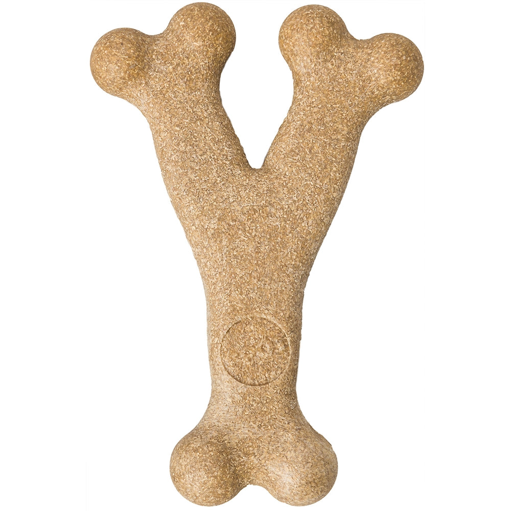 Bam-Bone Wish Bone Chicken Dog Toy 5.25 in