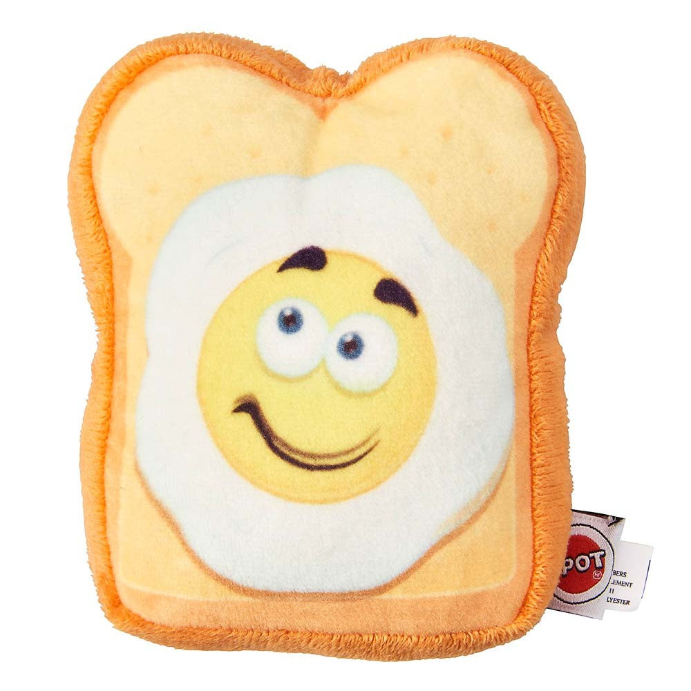 Spot Ethical Spot Fun Food Egg On Toast Dog Toy 4.75In