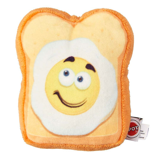 Spot Ethical Spot Fun Food Egg On Toast Dog Toy 4.75In