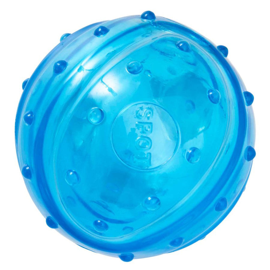 Spot Play Strong Scent-Station Ball Dog Toy Bacon Blue 2.75 in