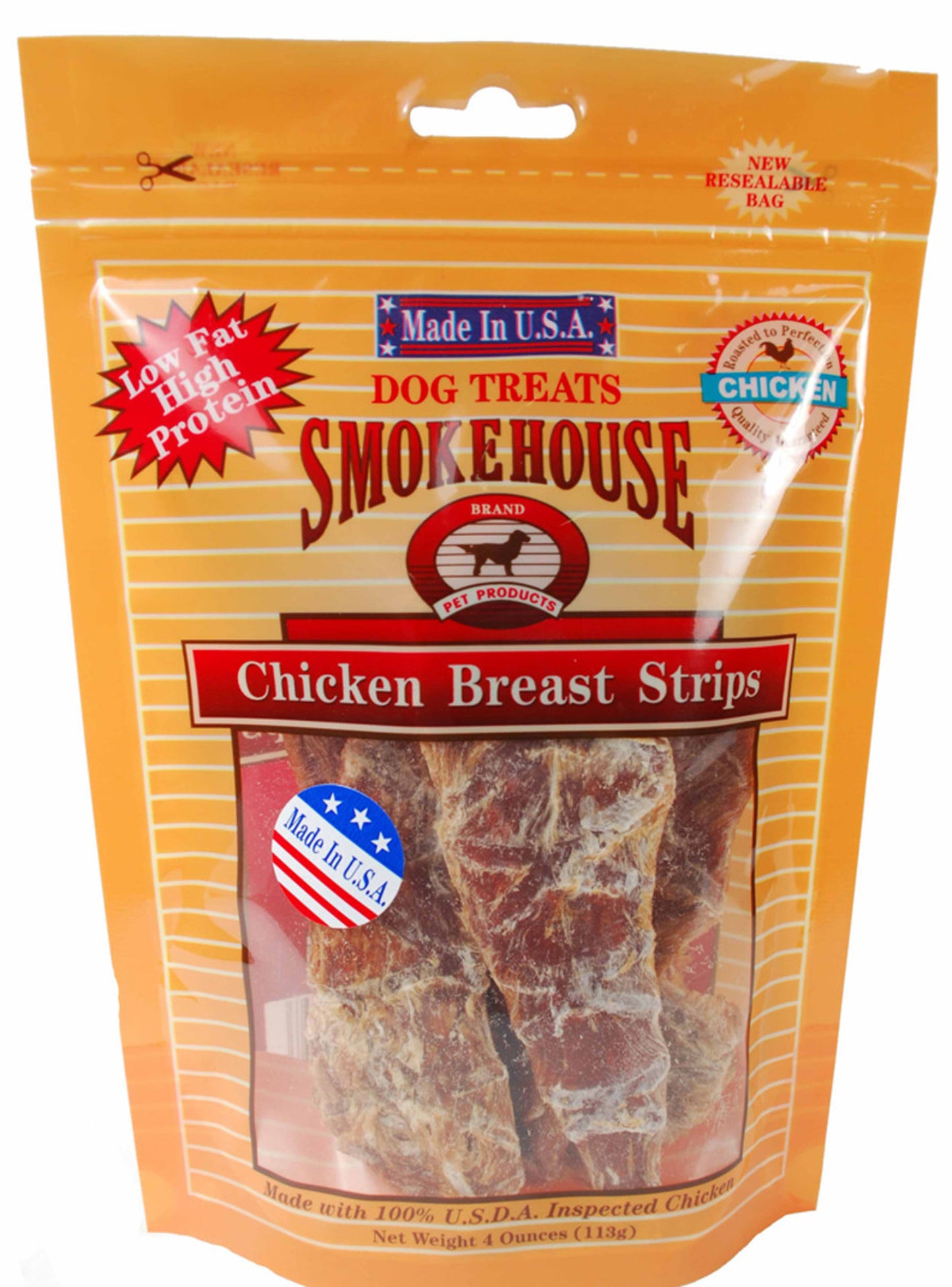 Smokehouse USA Made Chicken Strips Dog Treat 4 oz