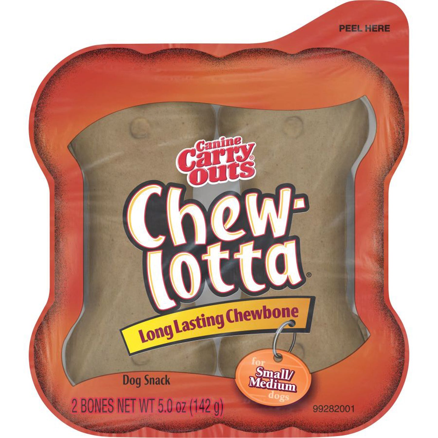 Canine Carry Outs Chew-Lotta Chewbone Dog Treat 5 Oz, 2 Ct