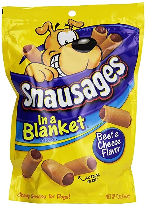 Snausages Beef and Cheese In A Blanket Dog Treats 12 Oz