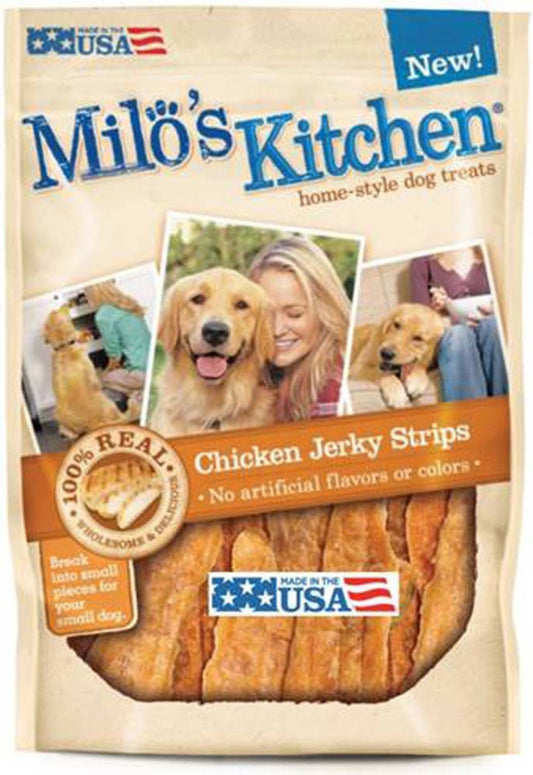 Milos Kitchen Chicken Jerky Strips Dog Treat 18 Oz