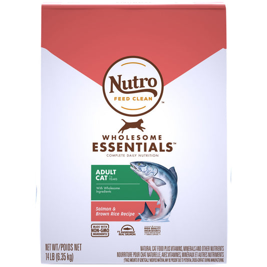 Nutro Products Salmon & Whole Brown Rice Recipe Cat Food 14 lb