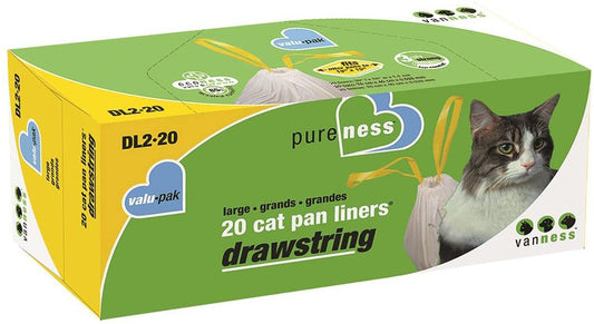 Van Ness Plastics Cat Pan Liner White 12 Count Large