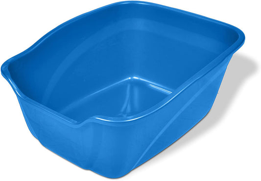 Van Ness Plastics High Side Cat Litter Pan Blue Large