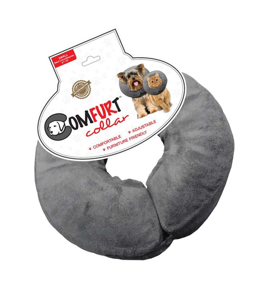 Arlee Pet Products Poly Filled Adjustable E-Collar Charcoal Small