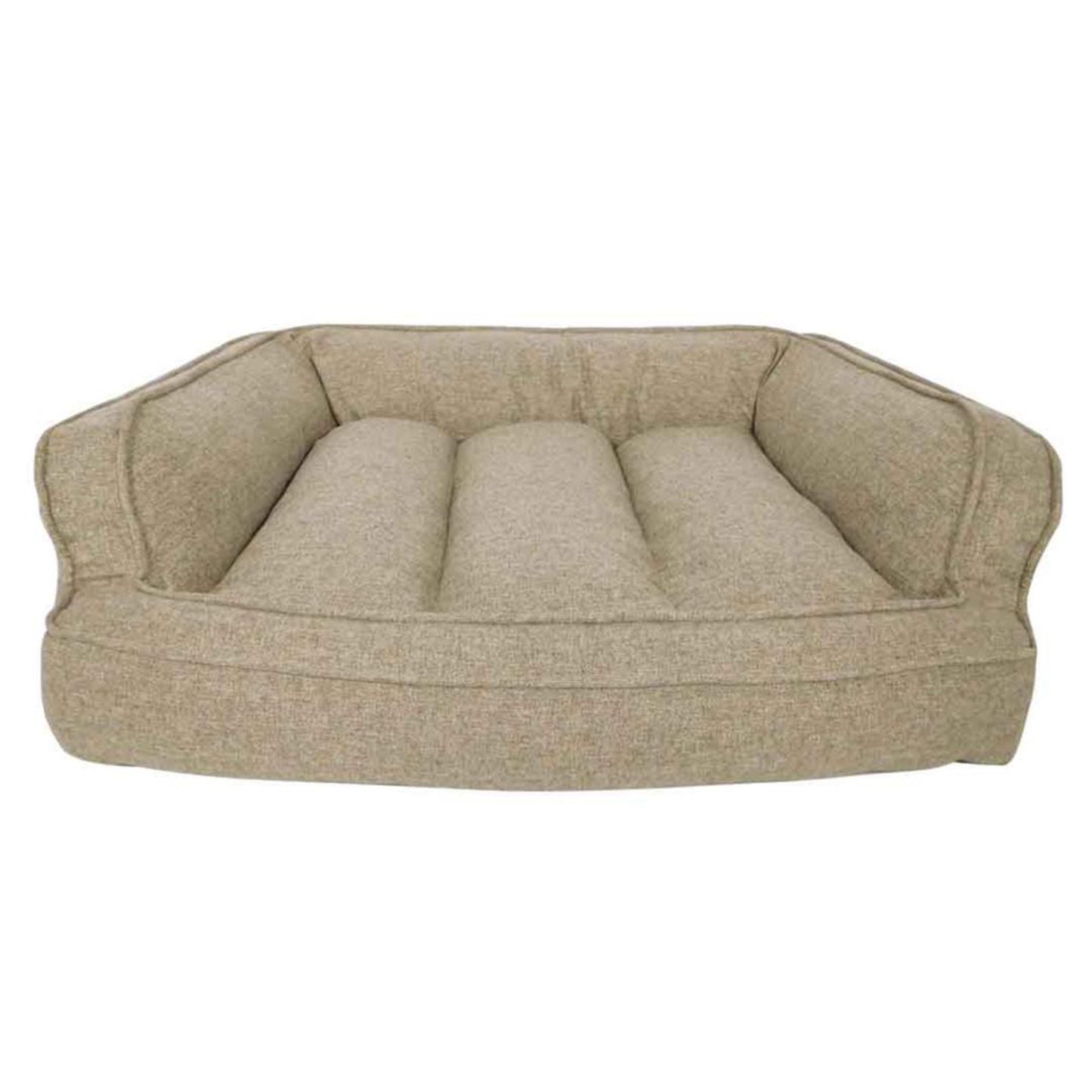 Arlee Charlie Sofa Walnut 50 x 34 x 11 Inch