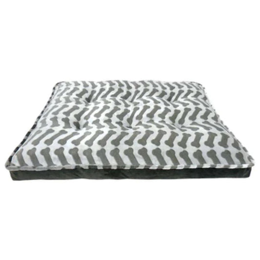 Arlee OrthoLux Bella Orthopedic Mattress Zig zag Bone Charcoal 32 x 24 x 6 Inch