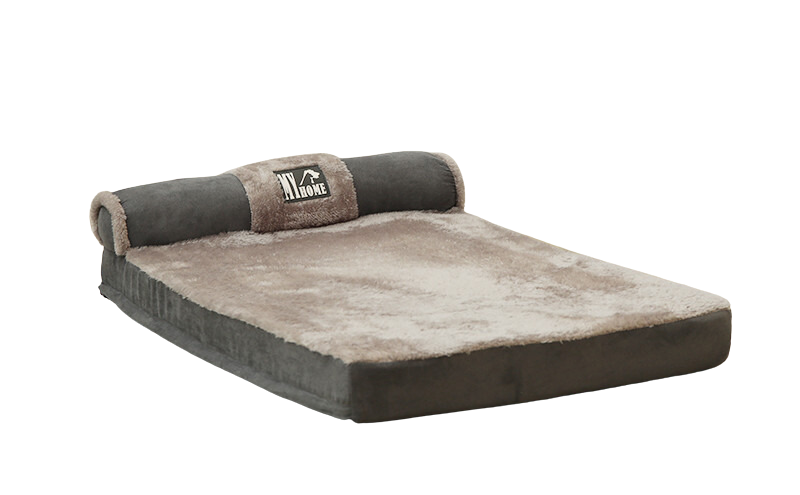 Bpups Luxury Chaise Suede Washable Orthopedic Bed