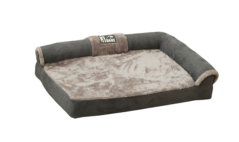 Bpups Luxury Chaise Suede Washable Orthopedic Bed