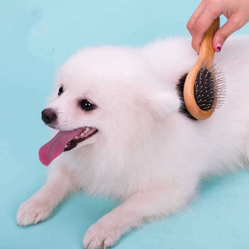 Double Sided Bamboo Pet Brush