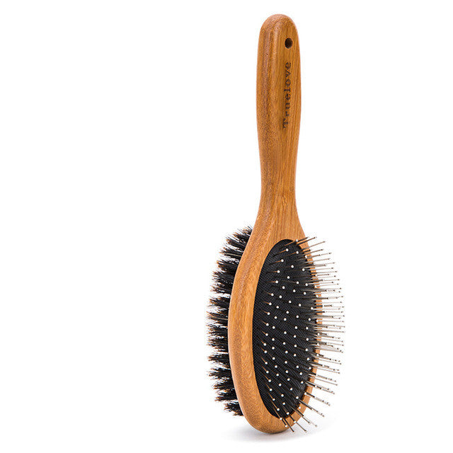 Double Sided Bamboo Pet Brush