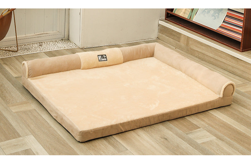 Bpups Luxury Chaise Suede Washable Orthopedic Bed