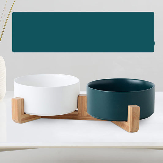Designer Ceramic Pet Bowl Set