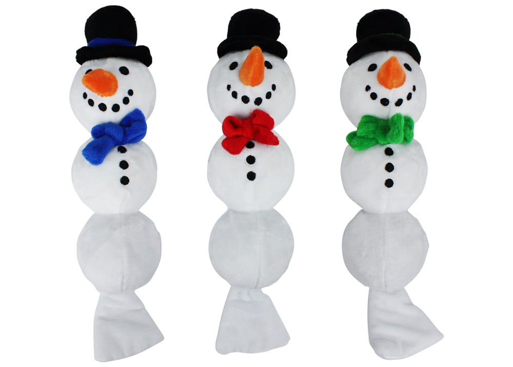 Multipet Snowman w/ Snowballs (Asst. Bow Tie) 11in.