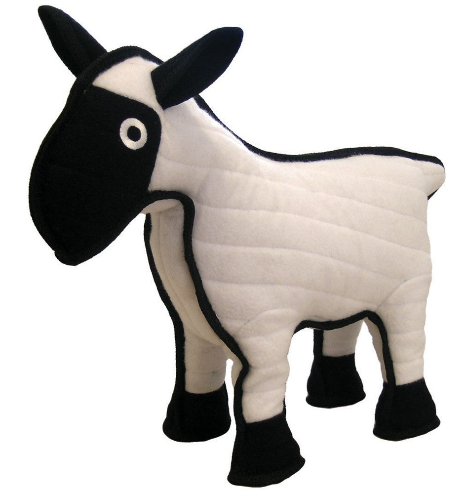 Tuffy Barn Yard Series Dog Toy Sheep Black, White