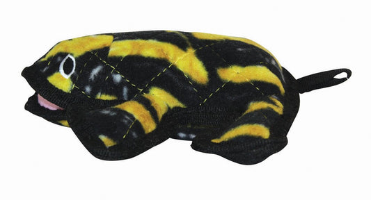 Tuffy Desert Series Dog Toy Phrog Black & Yellow Frog 8.2 in