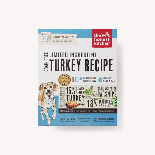 The Honest Kitchen Dog Limited Ingredient Grain Free Turkey 10 Lbs. Box