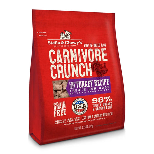 Stella and Chewys Carnivore Crunch -Turkey (3.25 Oz.)