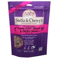 Stella and Chewys Cat Freeze Dried Yummy Lickin' Salmon and Chicken Dinner 3.5 Oz.