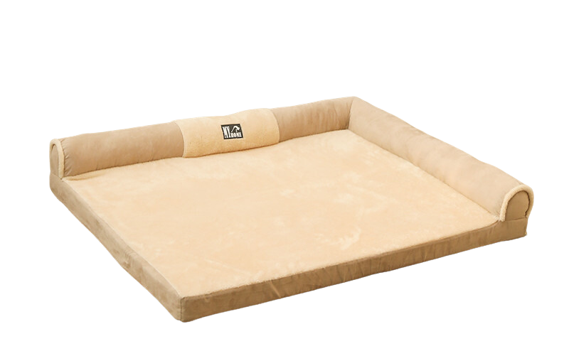 Bpups Luxury Chaise Suede Washable Orthopedic Bed