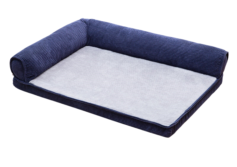 Bpups Luxury Chaise Suede Washable Orthopedic Bed