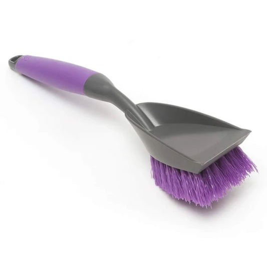 Messy Mutts Cat Litter Cleaning Brush Purple